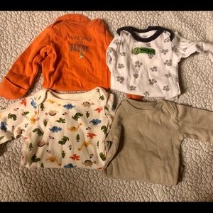 Newborn long sleeved onesies